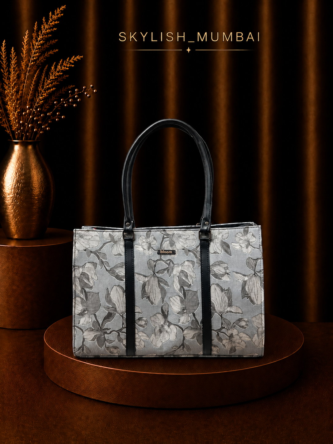 SKYLISH-The Floral Tone Tote