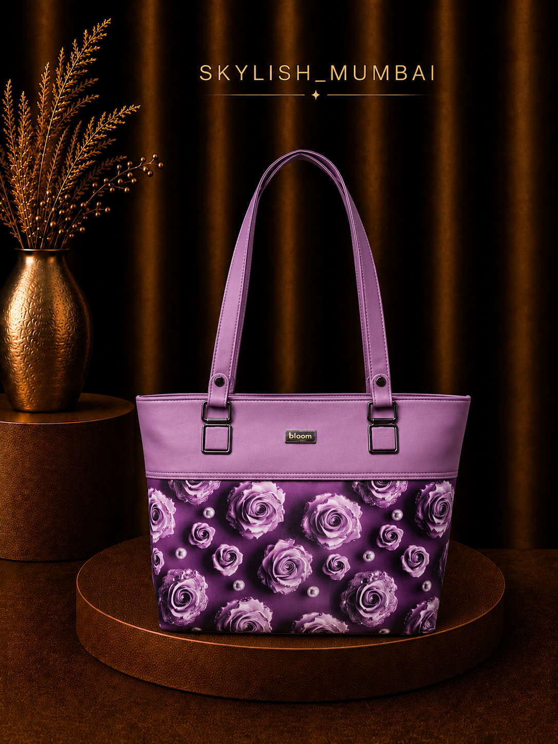 SKYLISH-Luxe Rose Handbag