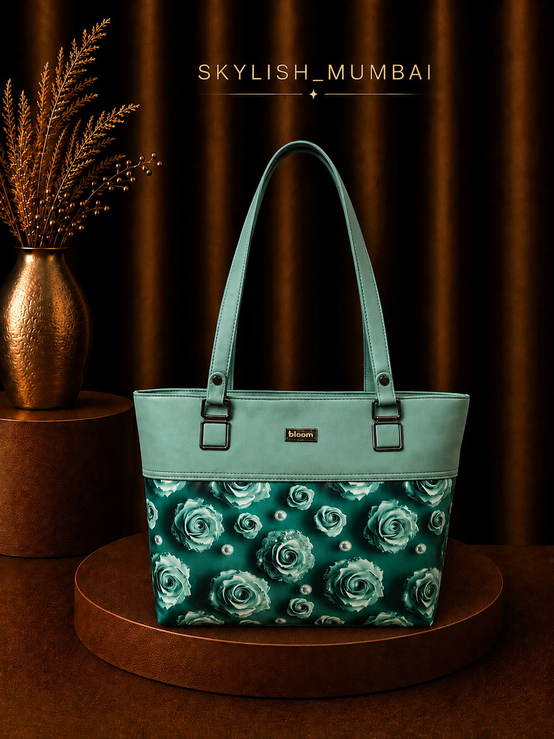 SKYLISH-Luxe Rose Handbag