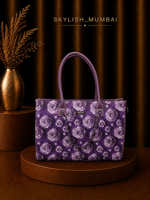SKYLISH-Midnight Rose Tote Bag